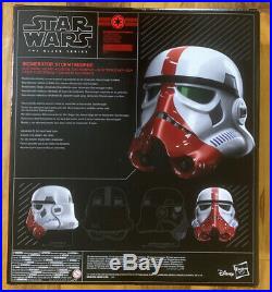 Star Wars Black Series Incinerator Stormtrooper Premium Electronic Helmet Sealed