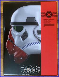 Star Wars Black Series Incinerator Stormtrooper Premium Electronic Helmet Sealed
