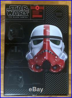 Star Wars Black Series Incinerator Stormtrooper Premium Electronic Helmet Sealed