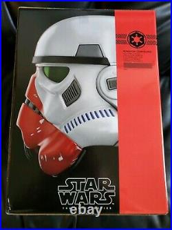Star Wars Black Series Incinerator Stormtrooper helmet in hand NEW NIB sealed