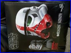 Star Wars Black Series Incinerator Stormtrooper helmet in hand NEW NIB sealed