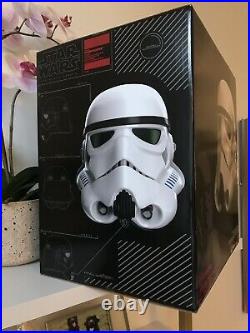Star Wars Black Series Rogue One Stormtrooper Voice Changer Helmet FREE SHIPPING