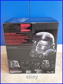 Star Wars Black Series Shadow Trooper Electronic Helmet Battlefront Exclusive