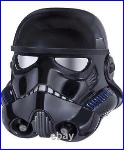 Star Wars Black Series Shadow Trooper Electronic Helmet Battlefront. Pre Owned