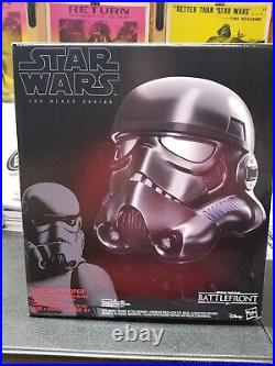 Star Wars Black Series Shadow Trooper Electronic Helmet New Sealed Battlefront