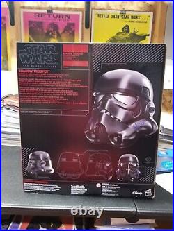 Star Wars Black Series Shadow Trooper Electronic Helmet New Sealed Battlefront