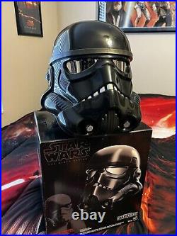 Star Wars Black Series Shadow Trooper Helmet (Amazon Exclusive) With Box Rare