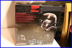 Star Wars Black Series Shadow Trooper Stormtrooper Voice Changer Helmet NEW