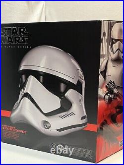 Star Wars Black Series TFA First Order Stormtrooper Costume Helmet withbox