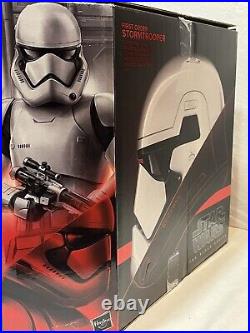 Star Wars Black Series TFA First Order Stormtrooper Costume Helmet withbox