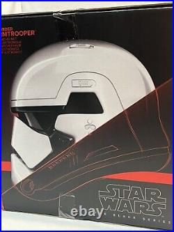 Star Wars Black Series TFA First Order Stormtrooper Costume Helmet withbox