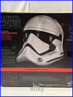 Star Wars Black Series TFA First Order Stormtrooper Costume Helmet withbox