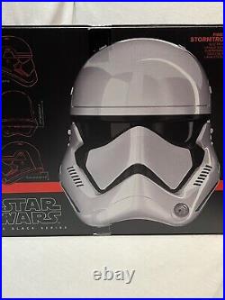 Star Wars Black Series TFA First Order Stormtrooper Costume Helmet withbox