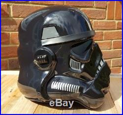 Star Wars Black Shadow Trooper Stormtrooper Helmet (£125 NO OFFERS I AM SORRY)