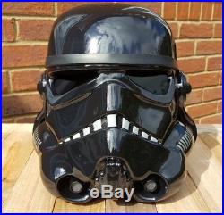 Star Wars Black Shadow Trooper Stormtrooper Helmet (£125 NO OFFERS I AM SORRY)