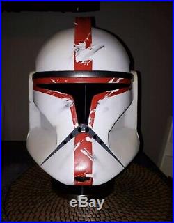 Star Wars Clone Trooper Phase 1 Clone Captain Fibreglass helmet Stormtrooper