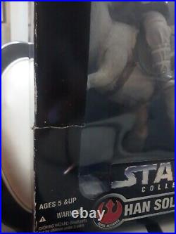 Star Wars-Collectors Series Han Solo & TaunTaun/Black Series Stormtrooper Helmet