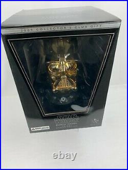 Star Wars Darth Vader Gold Helmet Scaled Replica 2009 Gentle Giant NEW SealedBox