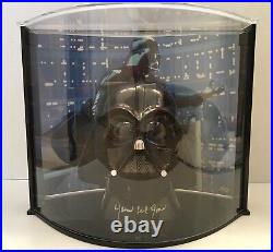 Star Wars Darth Vader Helmet signed James Earl Jones + 16x20 signed David Prowse