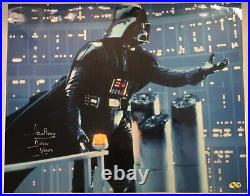 Star Wars Darth Vader Helmet signed James Earl Jones + 16x20 signed David Prowse