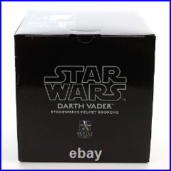 Star Wars Darth Vader Stoneworks Helmet Bookend Set LE 168/169/500 COA Sealed