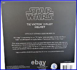 Star Wars Denuo Novo A New Hope Victor II Tie Fighter Helmet Mask Figure Statue