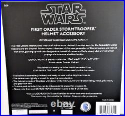 Star Wars Denuo Novo First Order Stormtrooper Premier Fiberglass Helmet Head TLJ