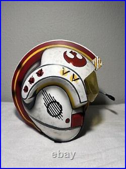 Star Wars Denuo Novo Luke Skywalker X-Wing Rebel Pilot Helmet Mask Figure Statue