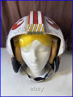 Star Wars Denuo Novo Luke Skywalker X-Wing Rebel Pilot Helmet Mask with Jacket