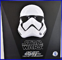 Star Wars Denuo Novo TLJ First Order Stormtrooper Plastic Helmet Mask Bust