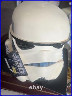 Star Wars Don Post Stormtrooper Helmet 1995 W Tag Has Wear Marks Stains NWT