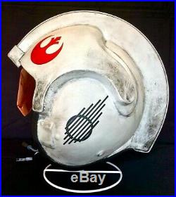 Star Wars E. S. B Weathered X-Wing / Snowspeeder Helmet 11 Costume / Prop