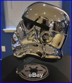 Star Wars EFX 40th Anniversary Chrome Plated Stormtrooper Helmet LE Exclusive