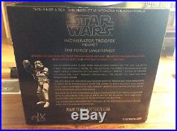 Star Wars EFX Incinerator Trooper Stormtrooper Helmet Limited run of 501