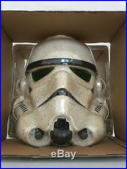 Star Wars EFX SANDTROOPER Helmet Life Size Prop- Mandalorian Stormtrooper Anovos