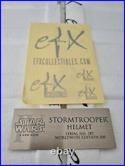 Star Wars EFX Stormtrooper Helmet 387/500 01081001