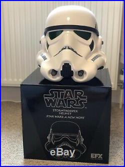 Star Wars EFX collectibles Stormtrooper Helmet A New Hope With Shipper
