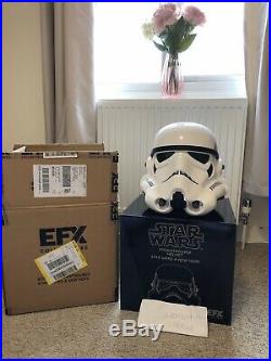 Star Wars EFX collectibles Stormtrooper Helmet A New Hope With Shipper
