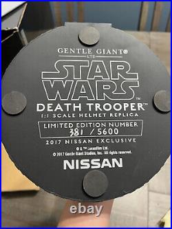 Star Wars Edition Nissan Rogue One Death Trooper Helmet Replica