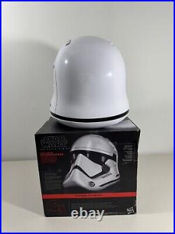 Star Wars FIRST ORDER STORM TROOPER Electronic Helmet The Black Series