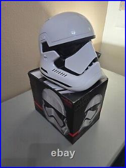 Star Wars FIRST ORDER STORMTROOPER ELECTRONIC HELMET The Black Series Disney