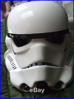 Star Wars Fibreglass Stormtrooper Helmet Anh Full Size With Inner Foam Fitted