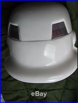 Star Wars Fibreglass Stormtrooper Helmet Anh Full Size With Inner Foam Fitted