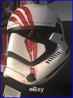 Star Wars Finn First Order Stormtrooper Helmet Replica MINT Not Master Replicas