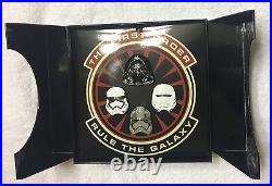 Star Wars First Order Helmets Set of 4 Pins LE 1000 Kylo Ren Captain Phasma 2016