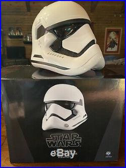 Star Wars First Order Stormtrooper Anovos helmet. Initial Preorder Run 2015