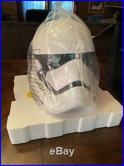 Star Wars First Order Stormtrooper Anovos helmet. Initial Preorder Run 2015