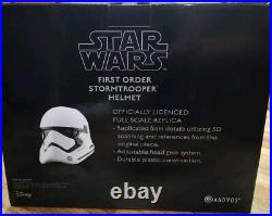 Star Wars First Order Stormtrooper Full Scale Replica Helmet Anovos