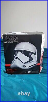 Star Wars First Order Stormtrooper Helmet Black Series