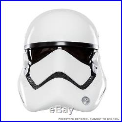 Star Wars Force Awakens Boxed First Order Stormtrooper Helmet by Anovos NEW